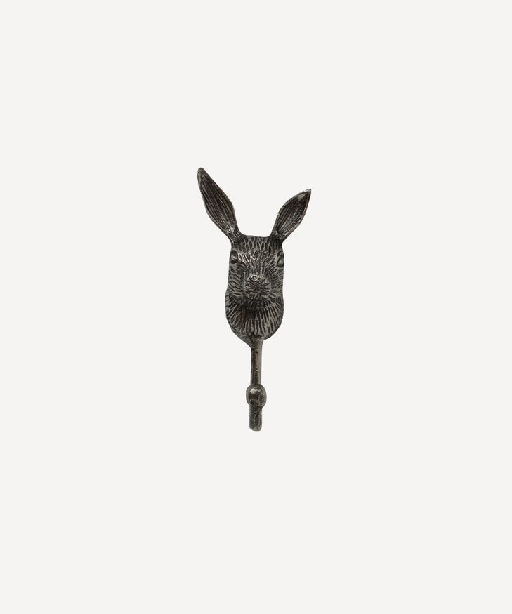 French Country Collections Rabbit Hook Silver