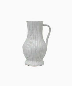 French Country Collections Ribbed Jug Large