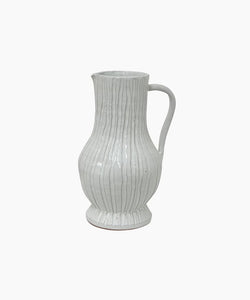 French Country Collections Ribbed Jug Large