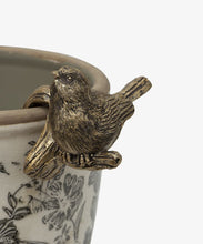 Load image into Gallery viewer, French Country Collections Hanging Bird Decor Gold Tail Up
