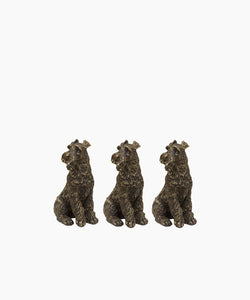 French Country Collections Scottie Dog Pot Stand Large set of 3