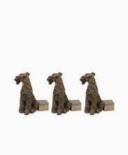 Load image into Gallery viewer, French Country Collections Scottie Dog Pot Stand Large set of 3
