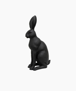 French Country Collections Harold the Hare Black