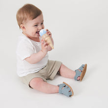 Load image into Gallery viewer, Pretty Brave Baby Milo Sandal in Seafoam
