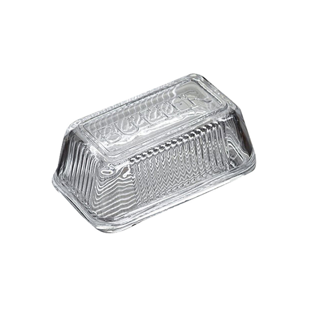 CC Interiors Frette Glass Butter Dish