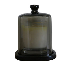 CC Interiors Perfumery Glass Dome with Wooden Base