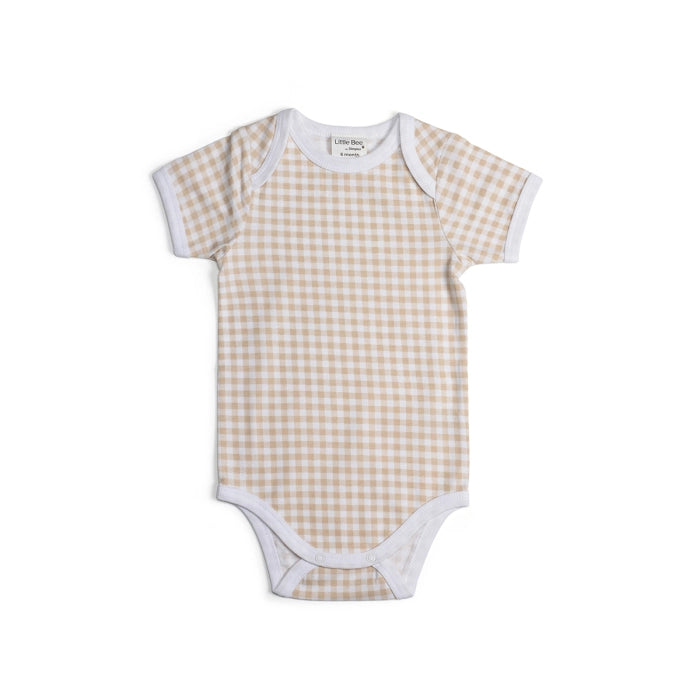 Little Bee by Dimples Cotton Bodysuit- Gingham