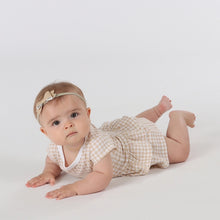 Load image into Gallery viewer, Little Bee by Dimples Cotton Skirt Bodysuit- Gingham
