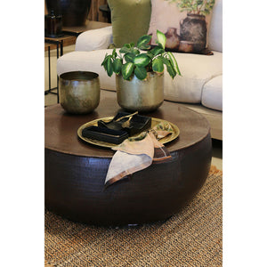 CC Interiors Marbella Beaten Drum Coffee Table