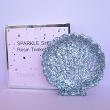 Load image into Gallery viewer, Lauren Hinkley Silver Sparkle Shell Trinket Dish
