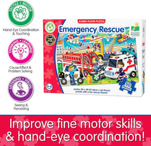 Load image into Gallery viewer, The Learning Journey Jumbo Floor Puzzle Emergency Rescue
