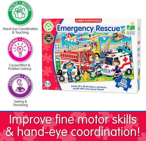 The Learning Journey Jumbo Floor Puzzle Emergency Rescue