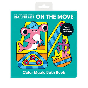 Mudpuppy Marine Life On the Move Colour Magic Bath Book