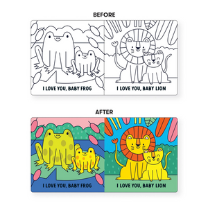 Mudpuppy I Love You Colour Magic Bath Book