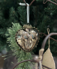 Load image into Gallery viewer, French Country Collections Ornate Glass Heart Silver
