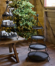 Load image into Gallery viewer, French Country Collections Tiered Christmas Stand Large
