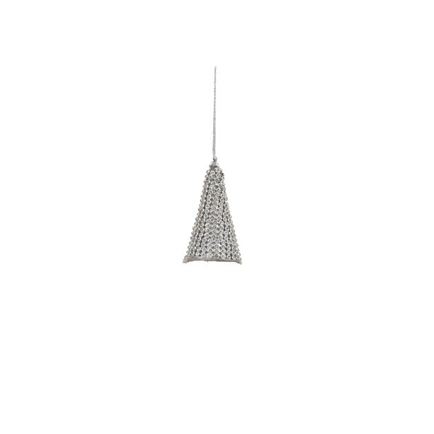Maytime Majestic Hanging Diamond Cone- Silver
