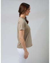 Load image into Gallery viewer, Stella &amp; Gemma Ace T-Shirt- Sage Leopard Cross
