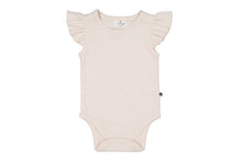Load image into Gallery viewer, Burrow &amp; Be Almond Blush Pointelle Flutter Bodysuit
