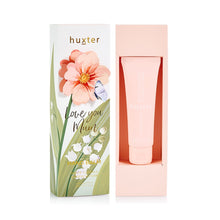 Load image into Gallery viewer, Huxter Hand Balm Gift Box 50ml Love You Mum- Peach Flower, White Florals &amp; French Pear
