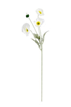 Load image into Gallery viewer, Flower Systems Iceland Poppy Spray 62cm- White
