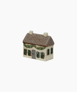 PRE-ORDER French Country Collections Christmas Tea Light Cottage with Swag
