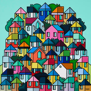 Warehouse Conversion 30cm x 30cm Print by Nic Dempster