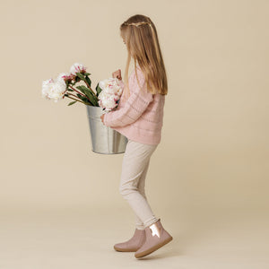 Pretty Brave Electric Boot- Blush Sparkle