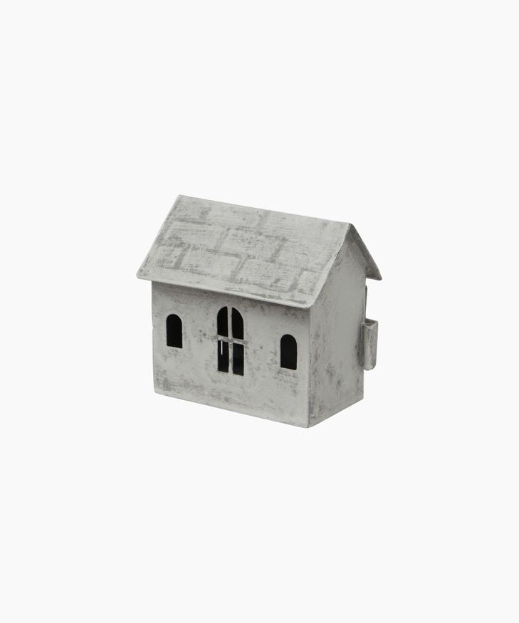 French Country Collections Tealight House Zinc Small