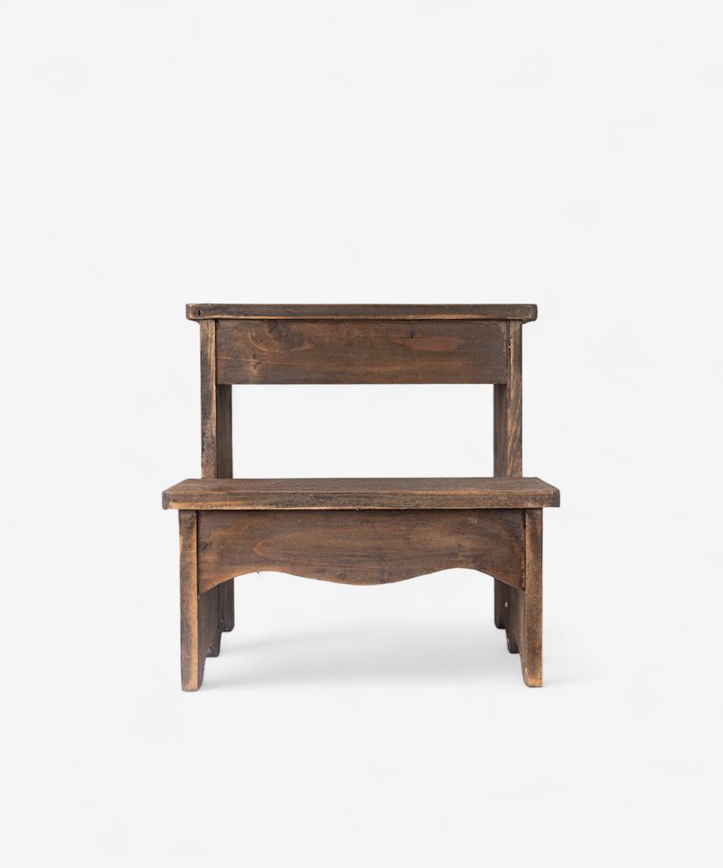 French Country Collections Wooden Step Stool