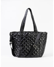 Load image into Gallery viewer, Stella &amp; Gemma Quilted Tote Bag- Black
