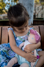 Load image into Gallery viewer, Bonikka Baby Kaia- 100% Organic Soft Doll 43cm (Brown Eyes)

