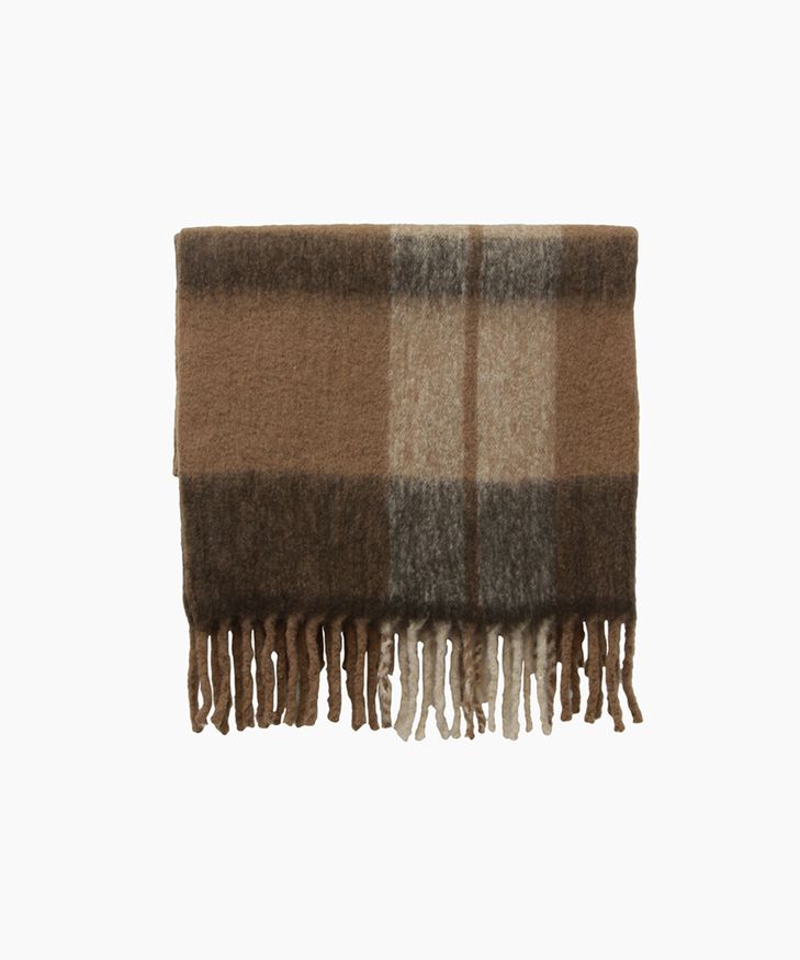 French Country Collections Canopy Plaid Tassel Throw