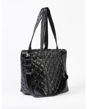 Load image into Gallery viewer, Stella &amp; Gemma Quilted Tote Bag- Black
