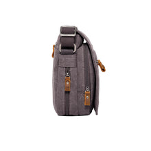 Load image into Gallery viewer, Troop Classic 239 Small Zip Front Cross Body Bag- Charcoal
