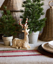 Load image into Gallery viewer, French Country Collections Scandi Deer with Red Beads Lying
