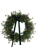 Load image into Gallery viewer, Flower Systems Woodland Blueberry Wreath 60cm Large
