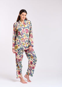Arabella Pinks/Purples Long Sleeve Pyjama Set