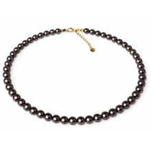 Load image into Gallery viewer, Fabuleux Vous Perle Mocha 10mm Pearl Necklace 45cm
