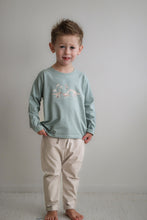 Load image into Gallery viewer, Burrow &amp; Be Dino Roar Placement Long Sleeve T-Shirt
