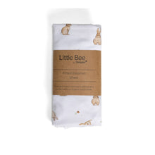 Load image into Gallery viewer, Little Bee by Dimples Fitted Bassinet Sheet- Bunny
