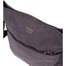 Load image into Gallery viewer, Troop Classic Zip Top Shoulder Bag- Charcoal
