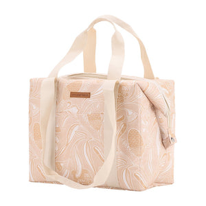 Annabel Trends Picnic Cooler Box Bag- Trailing Natives Tan