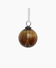 Load image into Gallery viewer, French Country Collections Amina Glass Bauble Amber/Gold

