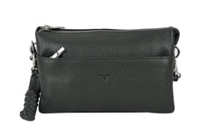 Load image into Gallery viewer, Urban Forest Sofie Small Leather Clutch/Sling- Rambler Forest Green

