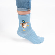 Load image into Gallery viewer, Wrendale Designs "A Waddle &amp; Quack" Duck Socks
