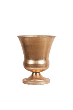 Load image into Gallery viewer, Flower Systems Chalice Pedestal Planter Soft Gold Large
