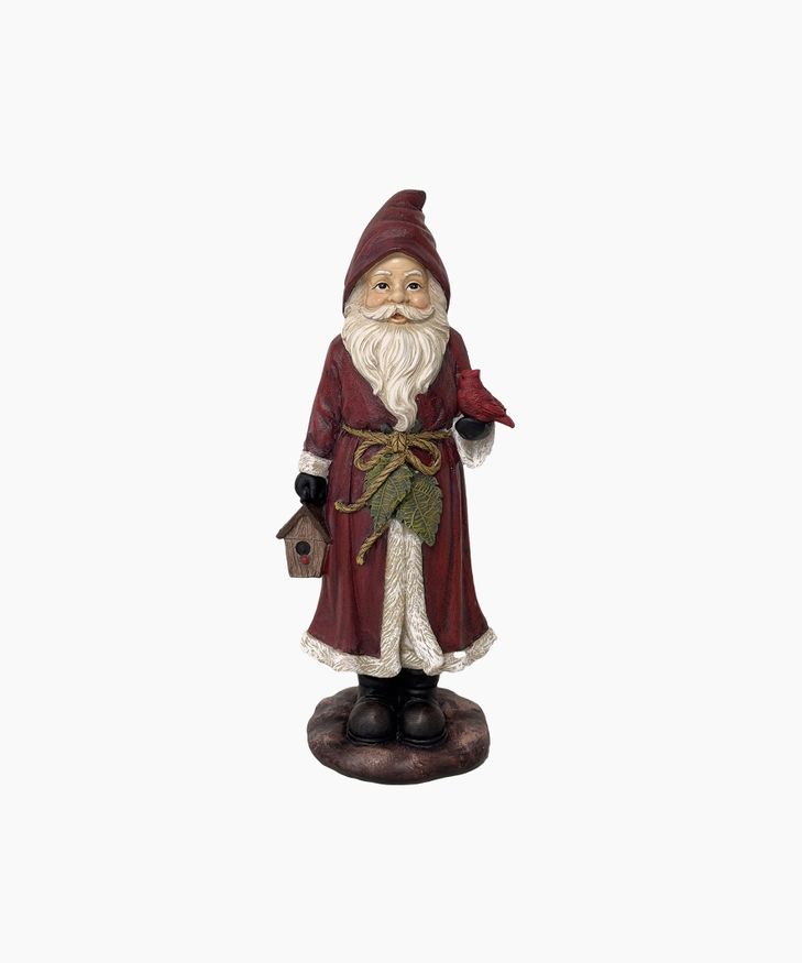 French Country Collections Traditional Santa with Bird