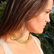 Load image into Gallery viewer, Fabuleux Vous Steel Me Cici Gold Necklace
