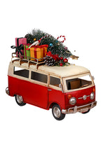 Load image into Gallery viewer, Flower Systems Vintage Xmas Campervan Red 25.5cm

